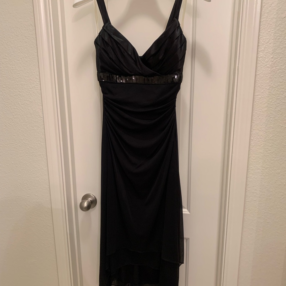 Ruby Rox Cocktail Dress - Satin top